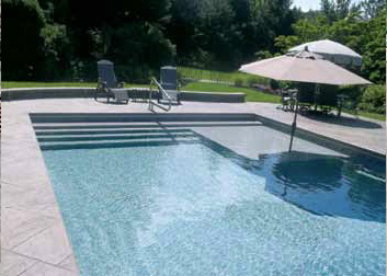 Sundeck for Inground Pool by Nexus Stair Systems