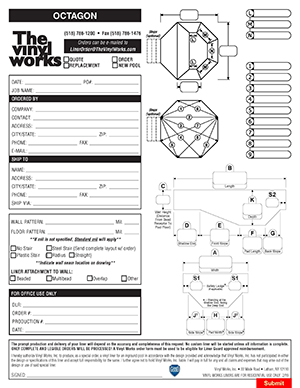 Octagon Liner Order Form